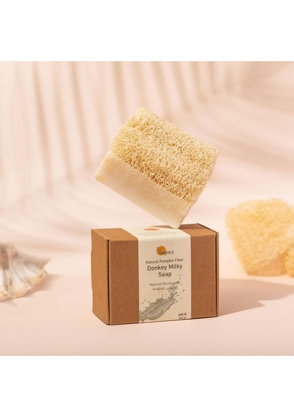 Oriole Life Doğal Kabak Lifli Eşek Sütü Sabunu - Doğal Peeling Yapan Yumuşak Lif Kabağı, Nemlendirici, Besleyici Yüz ve Vücut Sabunu 150 Gr. fiyatları