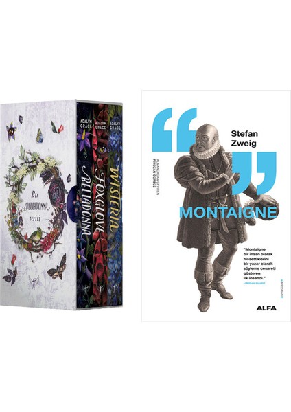 Belladonna Serisi Kutulu Set - 3 Kitap Takım + Montaigne