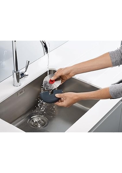 Joseph 20038 Disc Easy-Clean Pizza Diski, Gri/kırmızı indirimleri