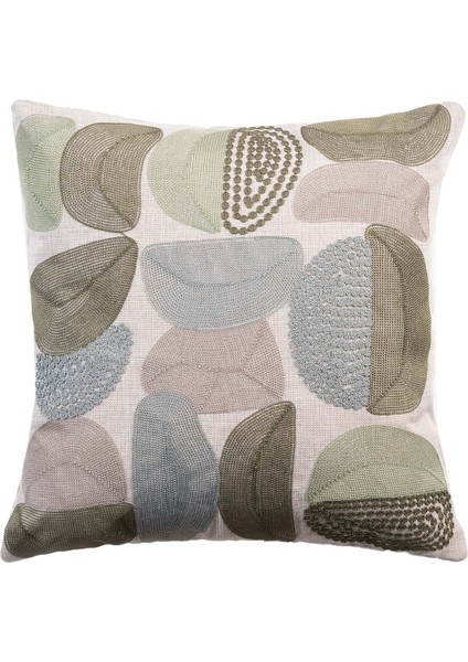 Circus Kırlent Kılıfı Yeşil / Mavi / Ekru