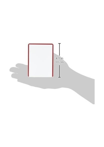 Pro 3" x 4" Red Border Toploader 25CT fiyatları