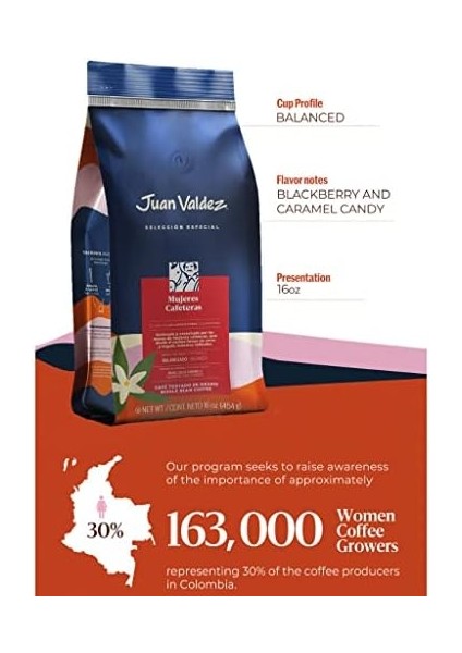 Juan Valdez Women Coffee Growers Çekirdek Kahve, 454G modelleri