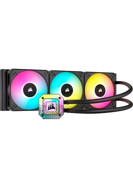 Icue H115I Elite Capellıx Xt Cpu Sıvı Soğutucu - Iki Fan AF140 Rgb Elite - 280 mm Radyatör - Intel® Lga 1700, 1200, 115X, 2066, Amd® Am5, Am4 - Siyah
