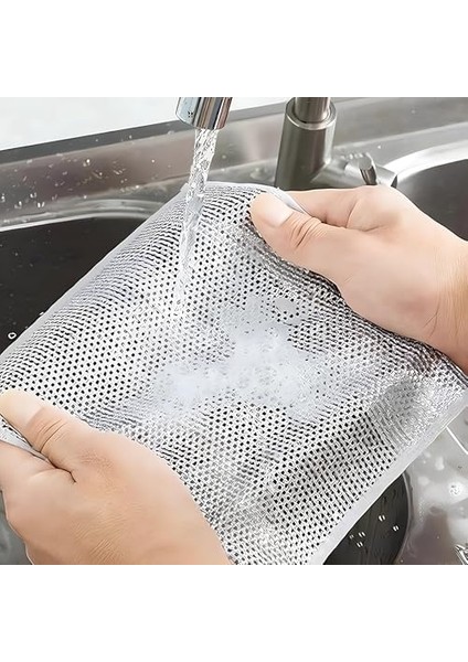 5’li Çizilmez Tel Bulaşık Bezi – Islak ve Kuru Kullanıma Uygun, Çok Amaçlı Temizlik Bezi – Tencere, Tava, Tezgah ve Yağlı Yüzeyler Için fiyatları