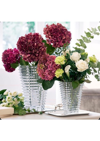 Kristal Cam Vazo Ikili Set