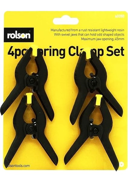 60350 4 Pc 90 mm Spring Clamp Set fırsatları