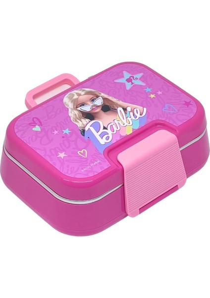 Bento 1030ML Lunchbox Lisanslı Tek Katlı 2 Bölmeli Paslanmaz Çelik Sefer Tası Yemek Kutu