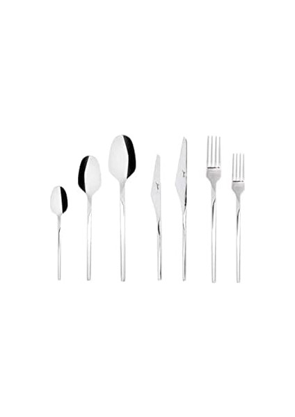 5100 12 Kişilik 84 Parça Çatal Kaşık Bıçak Takımı, Gri fiyatları