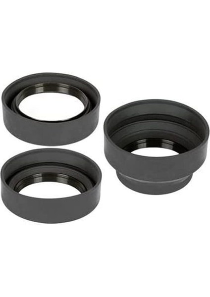 67 mm Üç Kademeli Kauçuk Parasoley, Lens Hood