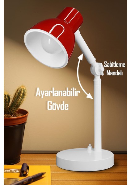 Akrobat Masa Üstü Çalışma Gece Lambası E27 Duylu modelleri