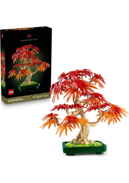 Kırmızı Akçaağaç Bonsai Ağacı 10348 - Yetişkinler Için Dekoratif Yapım Seti, Bitki Severler Için Yaratıcı Hediye Fikri, Doğum Günü Hediyesi (474 Parça)