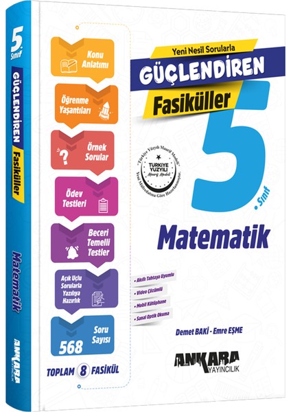 5.sınıf Güçlendiren Fasiküller Matematik (Güncel Marif Model) fırsatları