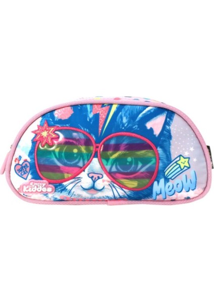 2 Adet Chimola Cat With Glasses Kalem Çantası fiyatları