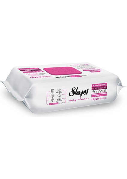 3 Adet Sleepy Yüzey Temizleme Havlusu Lilyum Buketi 100'LÜ