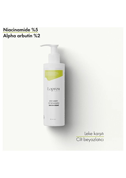 2 Adet Leke Karşıtı Cilt Beyazlatıcı Bakım Kremi 200 ml
