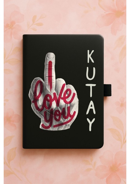 Kişiye Özel Isim Ad Yazılı Tarihsiz Uv Baskı Termo Defter - Model 36