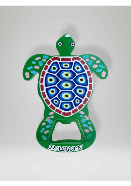 Dalyan Temalı Plastik Şişe Açacağı Magnet Buzdolabı Süsü Açacak (KOD:947)