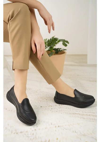 Hakiki Deri Hafif Taban Topuk Dikeni Karşı Etkili Tam Ortopedik Anne Ayakkabısı fırsatları