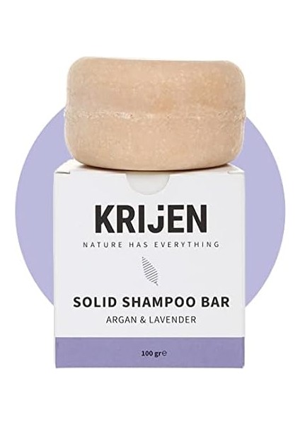 Argan & Lavanta Katı Şampuan 100 gr