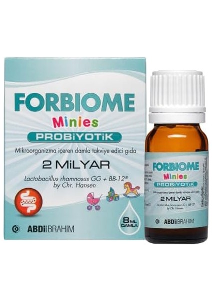 Forbiome Minies 10 Milyar Mikroorganizma Içeren 8ml Damla
