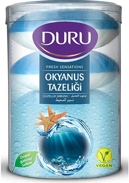 4 Adet Duru Fresh Sabun 4X100 G Okyanus