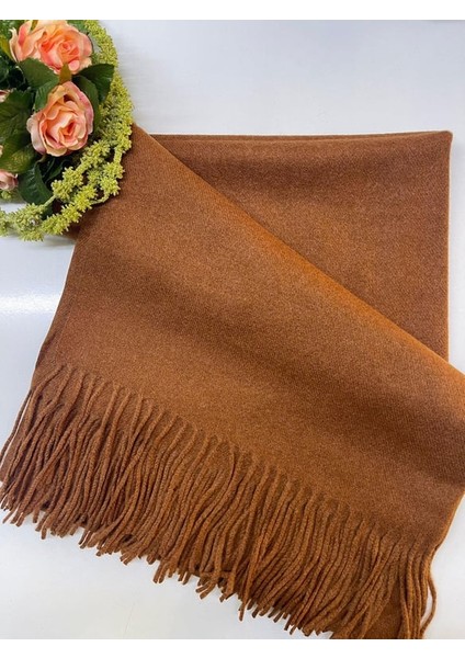 Kiremit Sky Cashmere Omuz Şalı