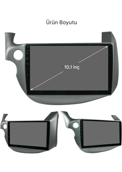 2009-2012 Honda Fit Özel 10" 8gb Ram 128GB Depolama, Wi-Fi & Carplay Destekli, Kamera Dahil Multimedya Sistemi modelleri