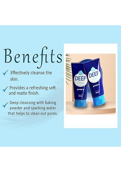 Gözenek Karşıtı, Arındırıcı Yüz Yıkama Köpüğü Deep Clean Foam Cleanser Pore indirimleri