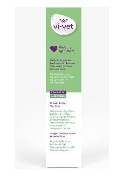 Vivet Bikini ve Koltuk Altı Bölgesi Sir Ağda Bant Seti Azulen modelleri