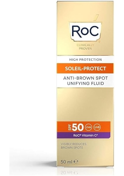 Soleil-Protect Leke Karşıtı Yüz Güneş Bakım Kremi SPF50 50 ml fırsatları