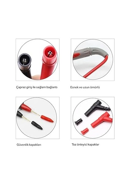 KT009 Smd Ölçü Aleti Probu Ince Uçlu indirimleri