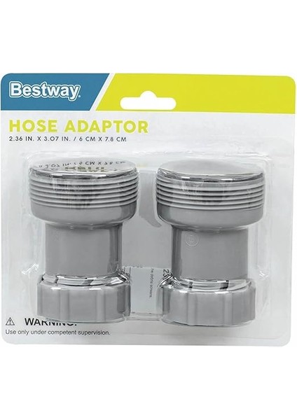 Flowclear Yer Üstü Filtre Pompası Havuz Hortumu Adaptörü, Hortum Çapı 1,5 "(38 Mm) Ölçer ve 1,25" (32 Mm) Çaplı Havuz Vanalarına Bağlanır indirimleri