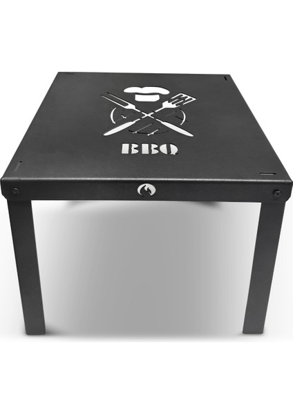 Vera Mangal & Barbekü Portatif Stant ve Sehpa