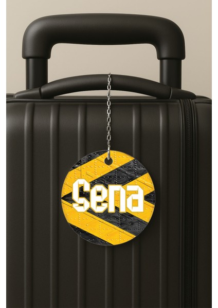 Kişiye Özel Isim Soyisim Kelime Yazılı Pleksi Bavul Etiketi Valiz Etiketi Isim 47