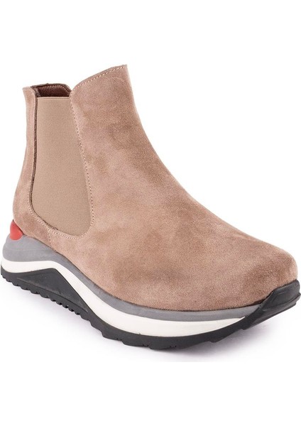 Hakiki Deri Modern Ortopedik Taban Spor Bot Vizon Süet 1612 modelleri