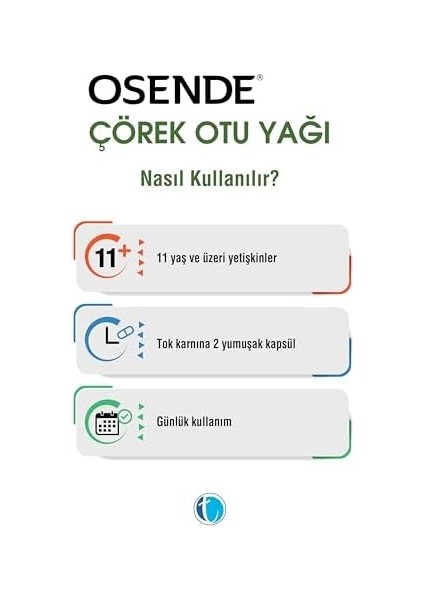 Osende Çörekotu Yağı 30 Yumuşak Kapsül fiyatları