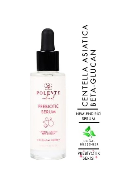 Polente Natural - Prebiotic Serum - Cilt Mikrobiyomuna Destek Sunan Nemlendirici Prebiyotik Serum (30 Ml) fiyatları