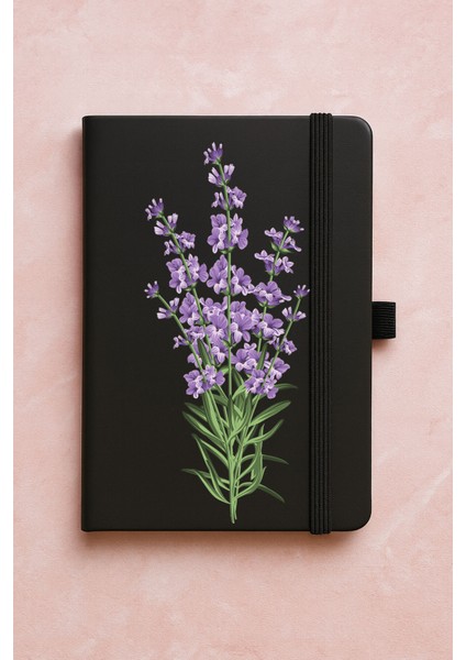 Promosyon Tarihsiz Premium Termo Defter Desenli 192 Yaprak - Lavanta