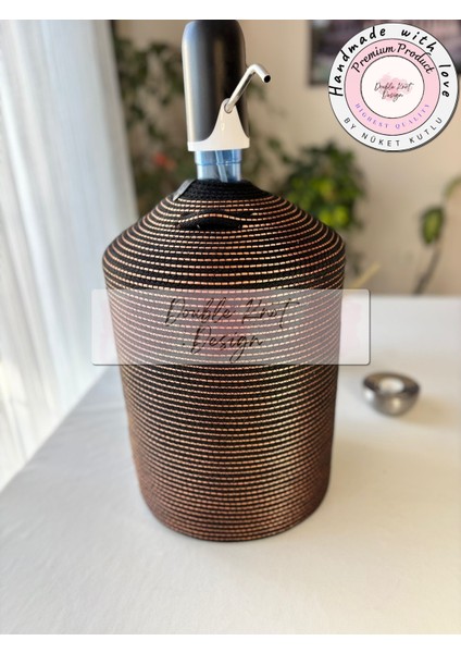 Damacana Kılıfı Dekoratif Sepet - Organizer / Hediyelik Hasır Jüt Tress