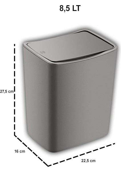 Touch Çöp Kovası 8,5 Lt Bej modelleri