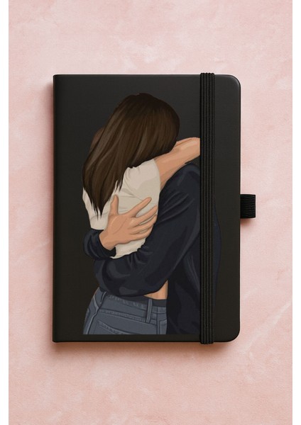 Promosyon Tarihsiz Premium Termo Defter Desenli 192 Yaprak - Aşıklar