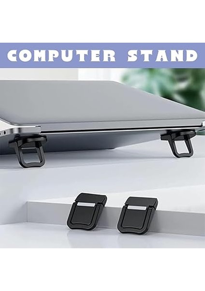 4 Adet Taşınabilir Klavye Yükseltici, Kendinden Yapışkanlı Mini Dizüstü Bilgisayar Standı, Görünmez Bilgisayar Klavye Standı, Çalışma Masası Için, Katlanabilir Dizüstü Bilgisayar Ayakları fırsatları