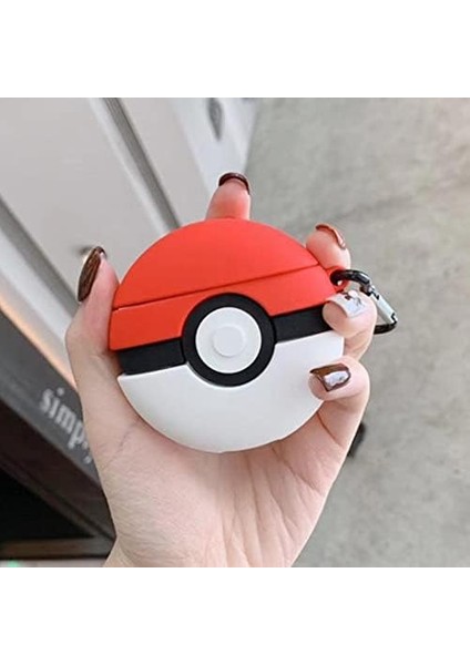 Freebuds 4i Için Kılıf Figürlü Silikon Crtn-Fgr-Pkebll [freebuds 4i ile Uyumlu Kılıf - Kırmızı - Beyaz] fiyatları