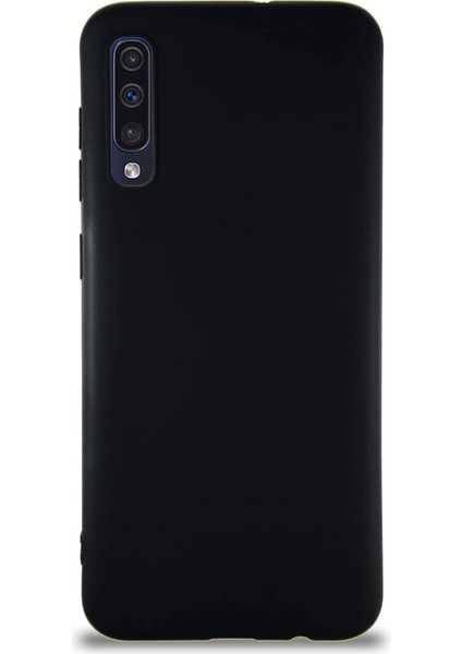 Kzy Iletişim Galaxy A50 ile Uyumlu Kılıf Soft Premier Renkli Silikon Kapak - Siyah