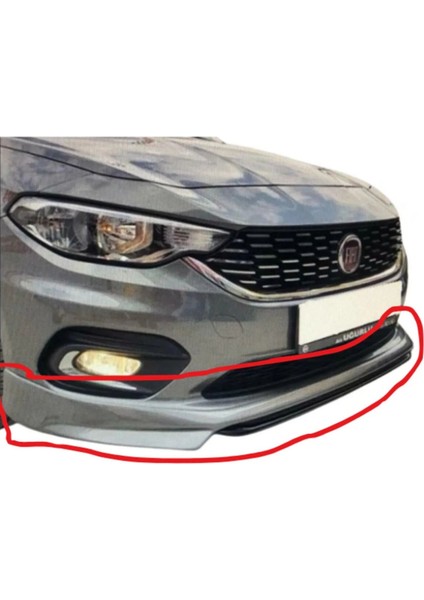 Egea Hb/sedan 2015-2017 Ön Tampon Eki (( 612 Mistik Gri Boyalı Ortası Siyah ))