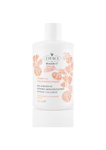 Otacı Botanics Onarıcı & Güçlendirici Bakım - Balkabağı ve Bitkisel Keratin Içeren Bitkisel Saç Kremi modelleri