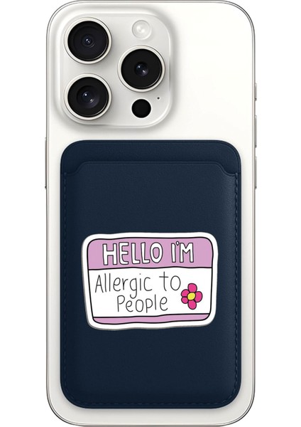 iPhone 11 12 13 14 15 16 17 Pro Max Plus Air Magsafe Mıknatıslı Lacivert Kartlık Alerjik