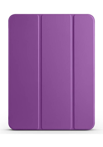 Apple iPad Pro 11 2025 M5 Zore Smart Cover Kalem Bölmeli Standlı 1-1 Kılıf - Mor fiyatları