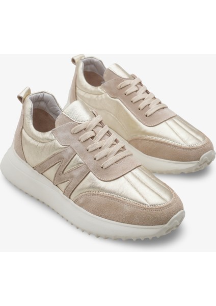 Repsi Kadın Dolgu Sneaker Spor Ayakkabı - Altın fiyatları