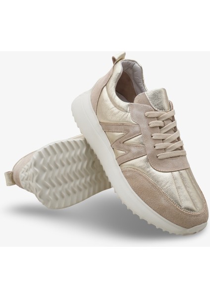 Repsi Kadın Dolgu Sneaker Spor Ayakkabı - Altın modelleri